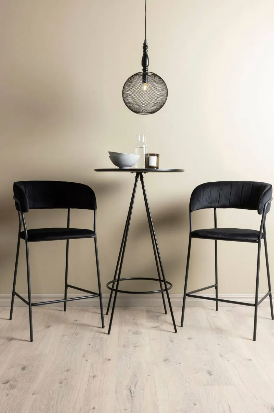 Venture Home Spisegruppe Bistro med 2 stk stoler Lui