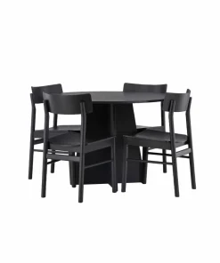 Venture Home Spisegruppe Bootcut Round og stolene Montros