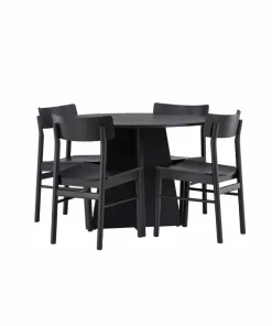 Venture Home Spisegruppe Bootcut Round og stolene Montros