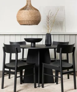 Venture Home Spisegruppe Bootcut Round og stolene Montros