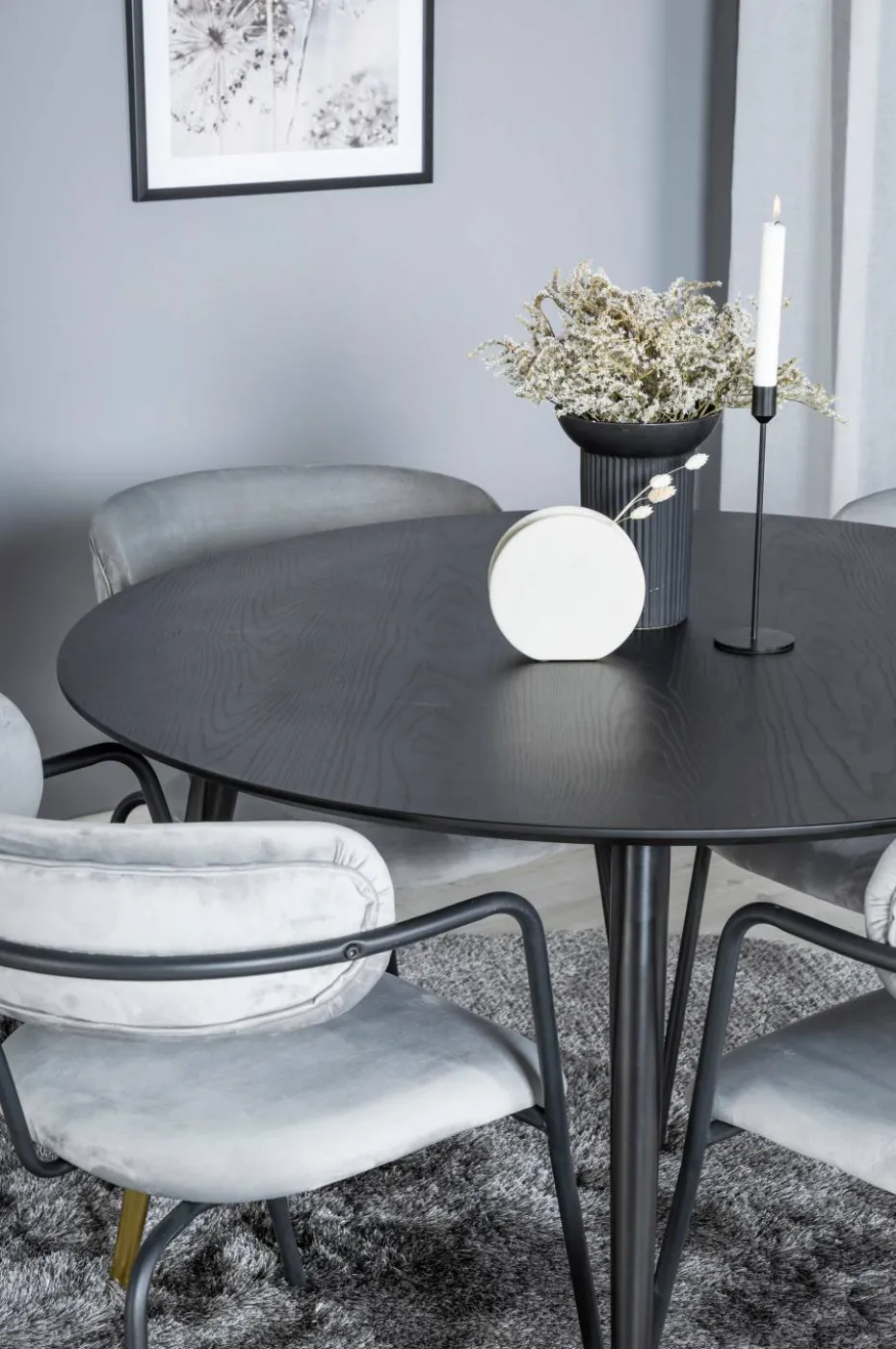 Venture Home Spisegruppe Dipp med 4 stk stoler Arrow