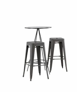 Venture Home Spisegruppe Bistro med 2 stk stoler Tempe