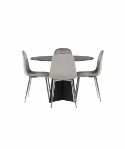 Venture Home Spisegruppe Bootcut med 4 stk stoler Eva