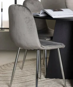 Venture Home Spisegruppe Bootcut med 4 stk stoler Eva