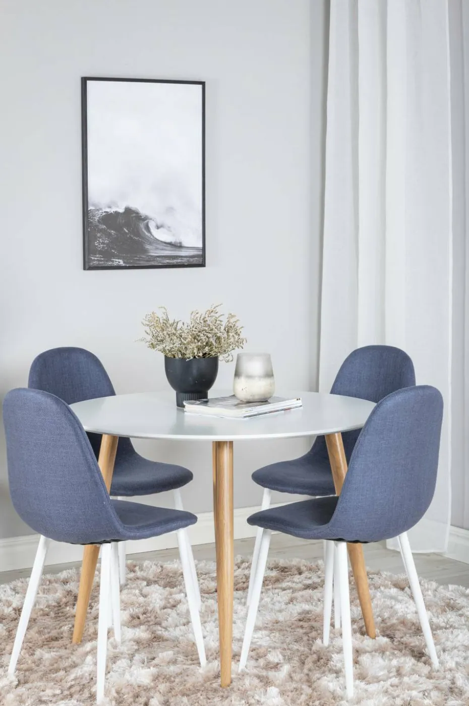 Venture Home Spisegruppe Plaza med stolene Polar