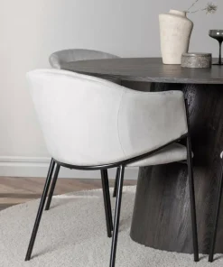 Venture Home Spisegruppe Lanzo med 4 stk stoler Evelina