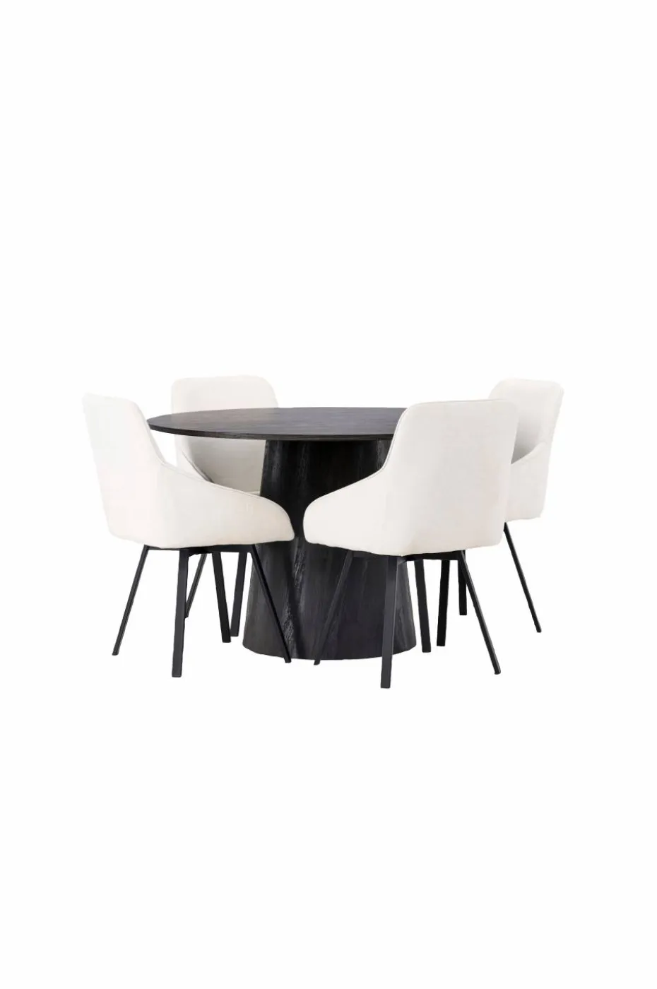 Venture Home Spisegruppe Lanzo med 4 stk stoler Rosie