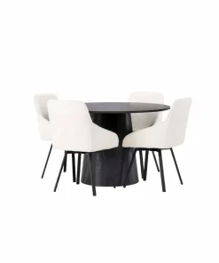 Venture Home Spisegruppe Lanzo med 4 stk stoler Rosie