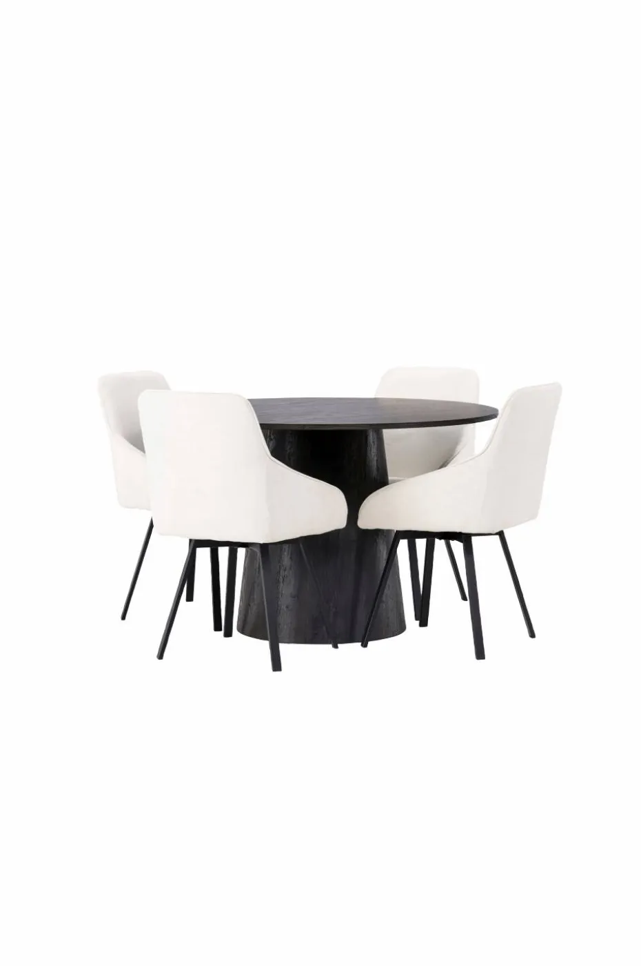 Venture Home Spisegruppe Lanzo med 4 stk stoler Rosie