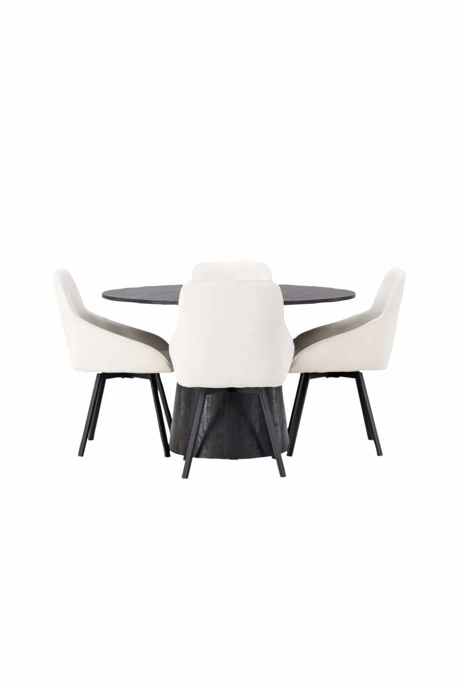 Venture Home Spisegruppe Lanzo med 4 stk stoler Rosie