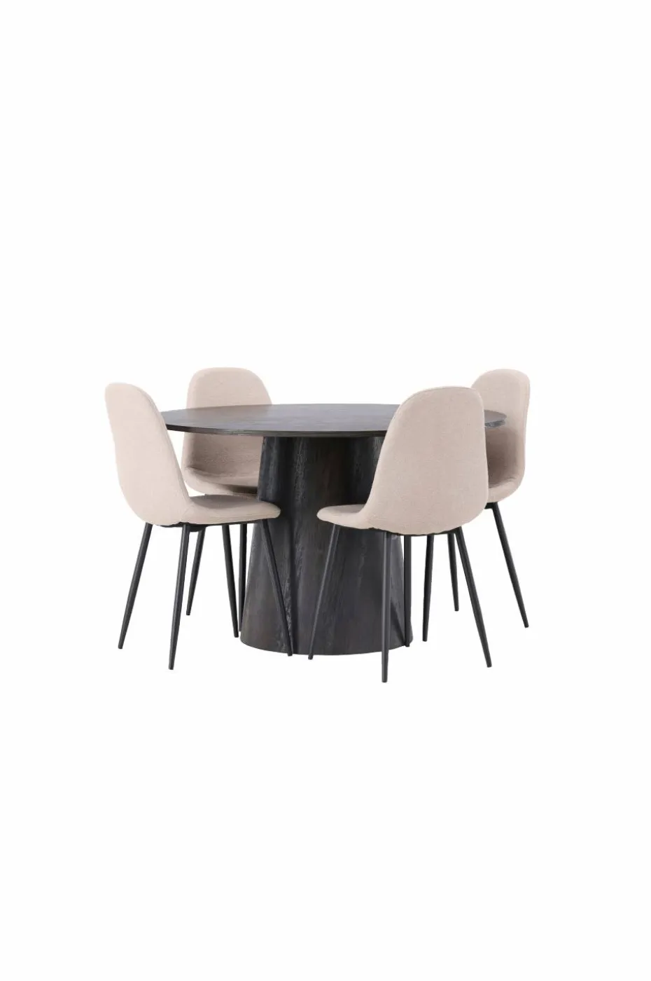 Venture Home Spisegruppe Lanzo med 4 stk stoler Polar