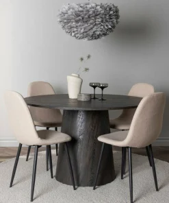 Venture Home Spisegruppe Lanzo med 4 stk stoler Polar