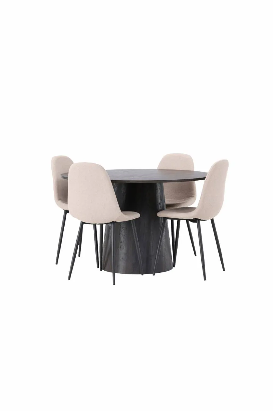 Venture Home Spisegruppe Lanzo med 4 stk stoler Polar