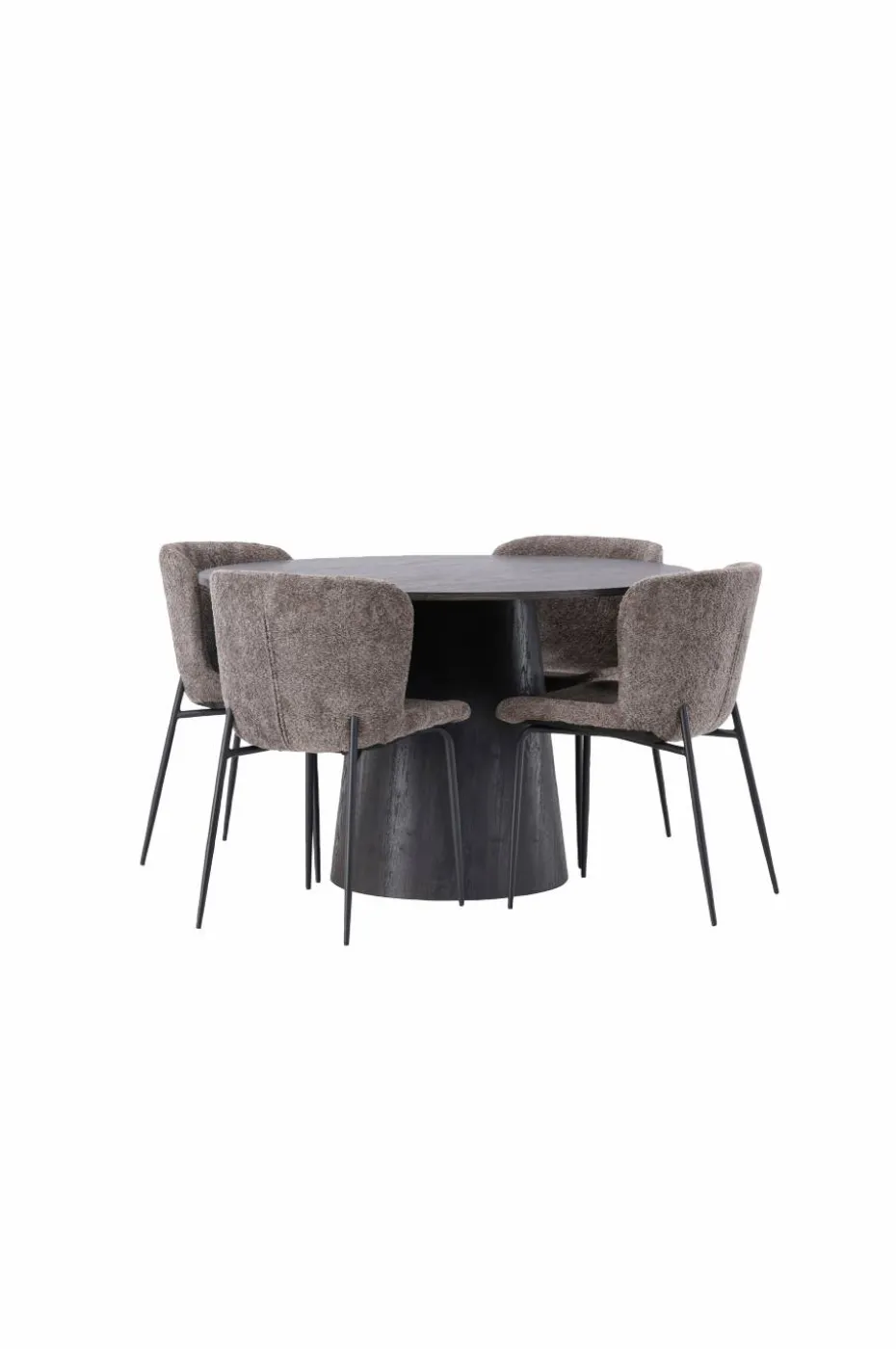 Venture Home Spisegruppe Lanzo med 4 stk stoler Modesto