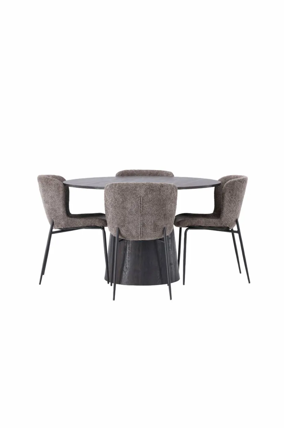Venture Home Spisegruppe Lanzo med 4 stk stoler Modesto