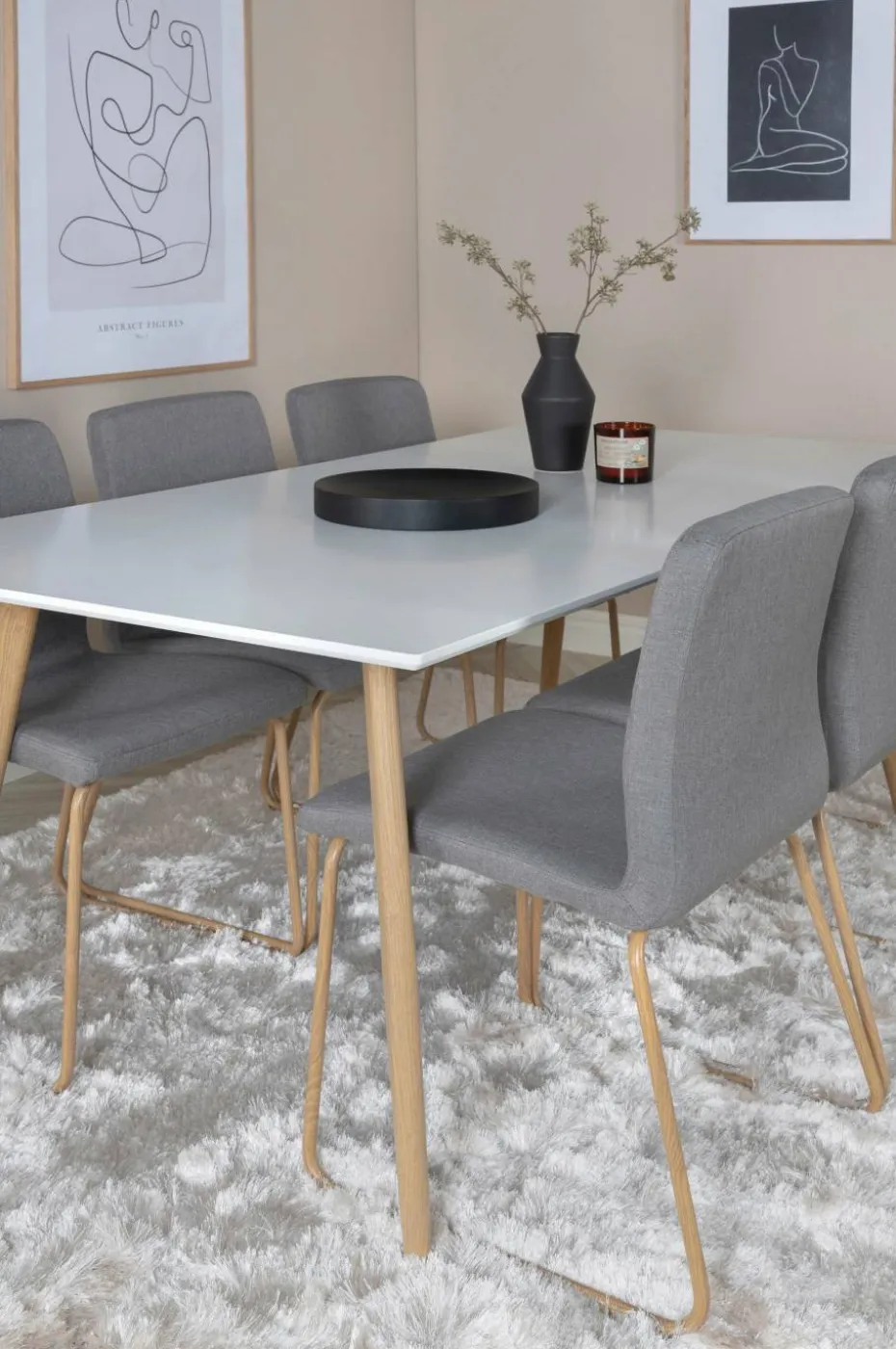 Venture Home Spisegruppe Polar med stolene Mace