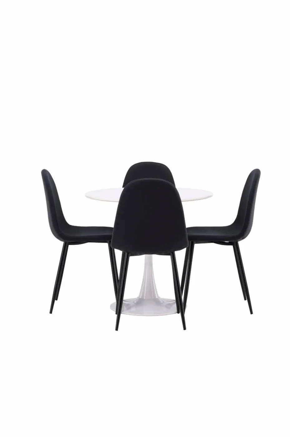Venture Home Spisegruppe Hamden med 4 stk stoler Polar