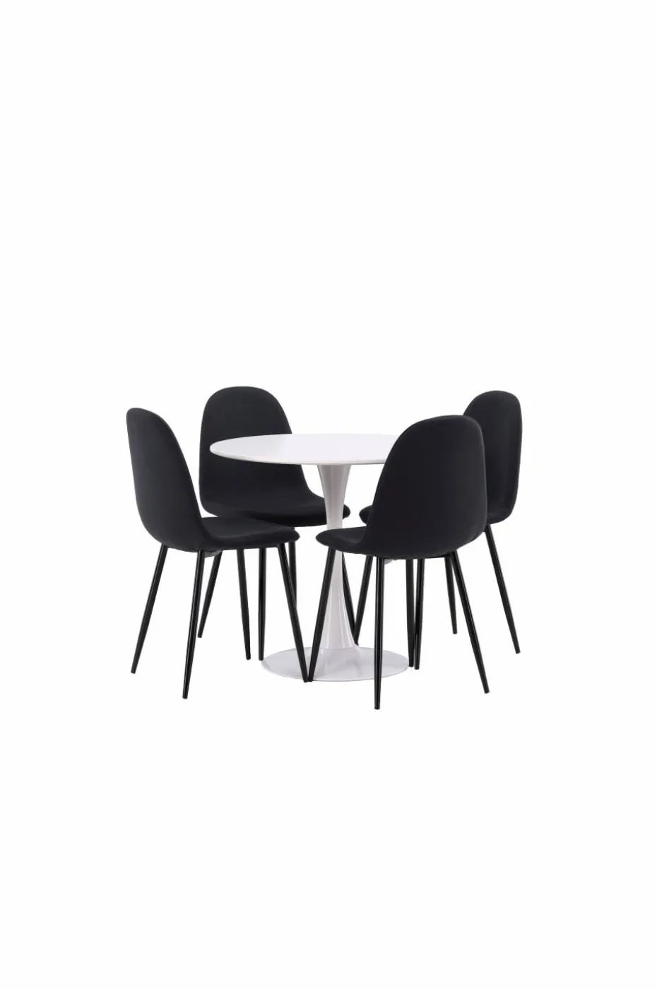 Venture Home Spisegruppe Hamden med 4 stk stoler Polar