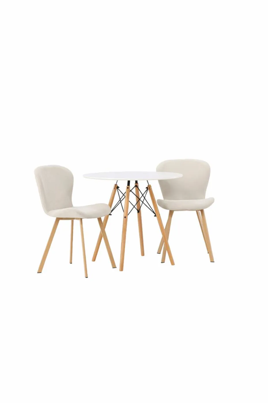 Venture Home Spisegruppe Danburi med 2 stk stoler Lilja