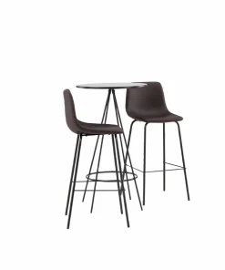 Venture Home Spisegruppe Bistro med 2 stk stoler Alexi
