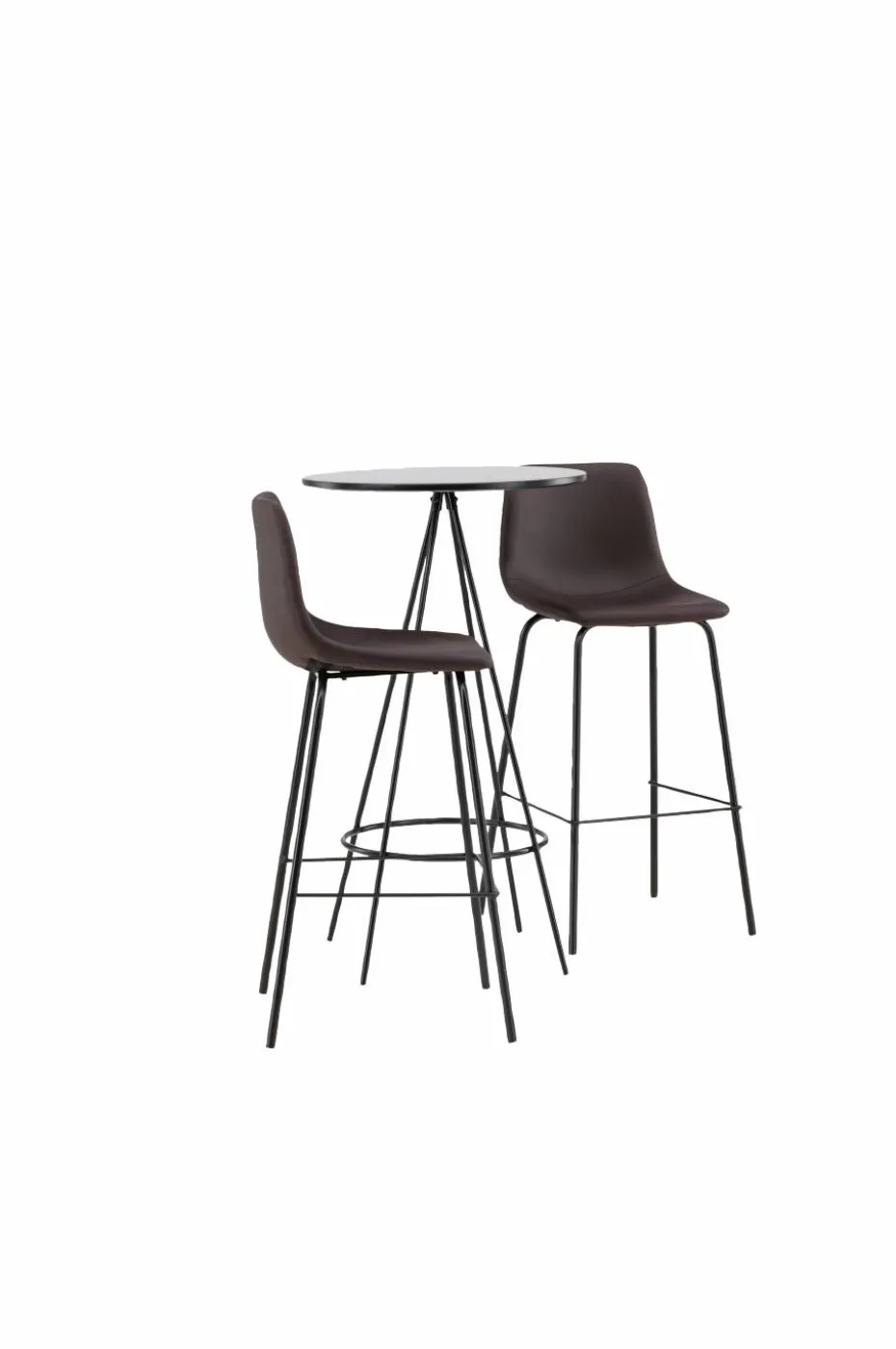 Venture Home Spisegruppe Bistro med 2 stk stoler Alexi