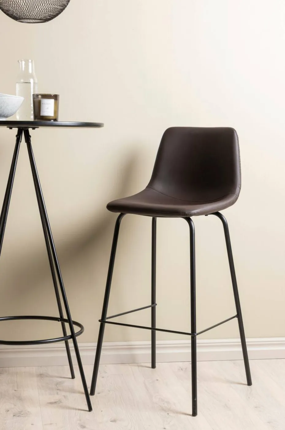 Venture Home Spisegruppe Bistro med 2 stk stoler Alexi