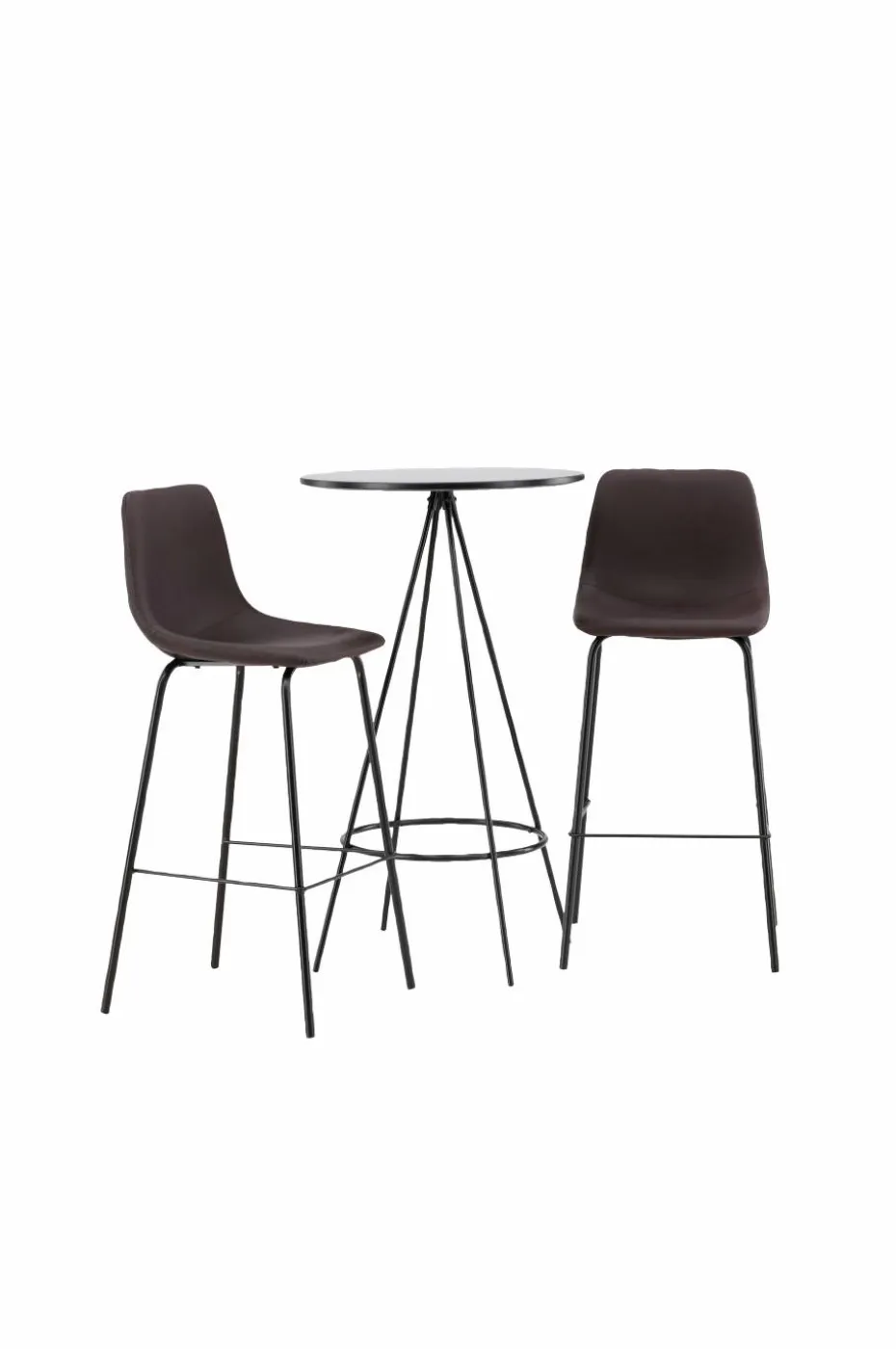 Venture Home Spisegruppe Bistro med 2 stk stoler Alexi