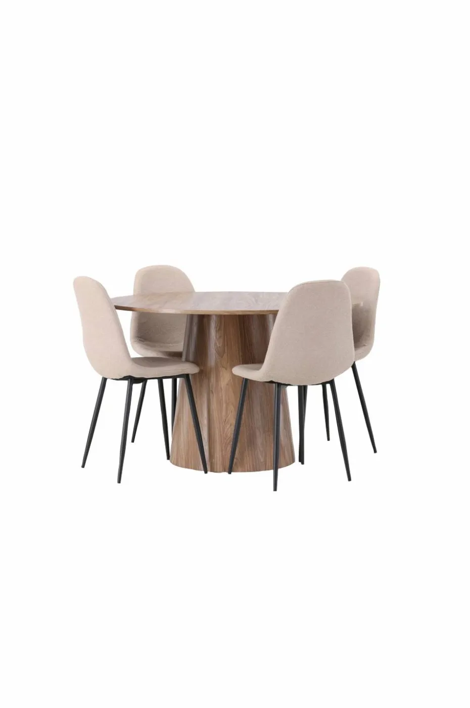 Venture Home Spisegruppe Lanzo med 4 stk stoler Polar