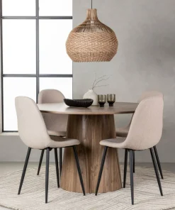 Venture Home Spisegruppe Lanzo med 4 stk stoler Polar