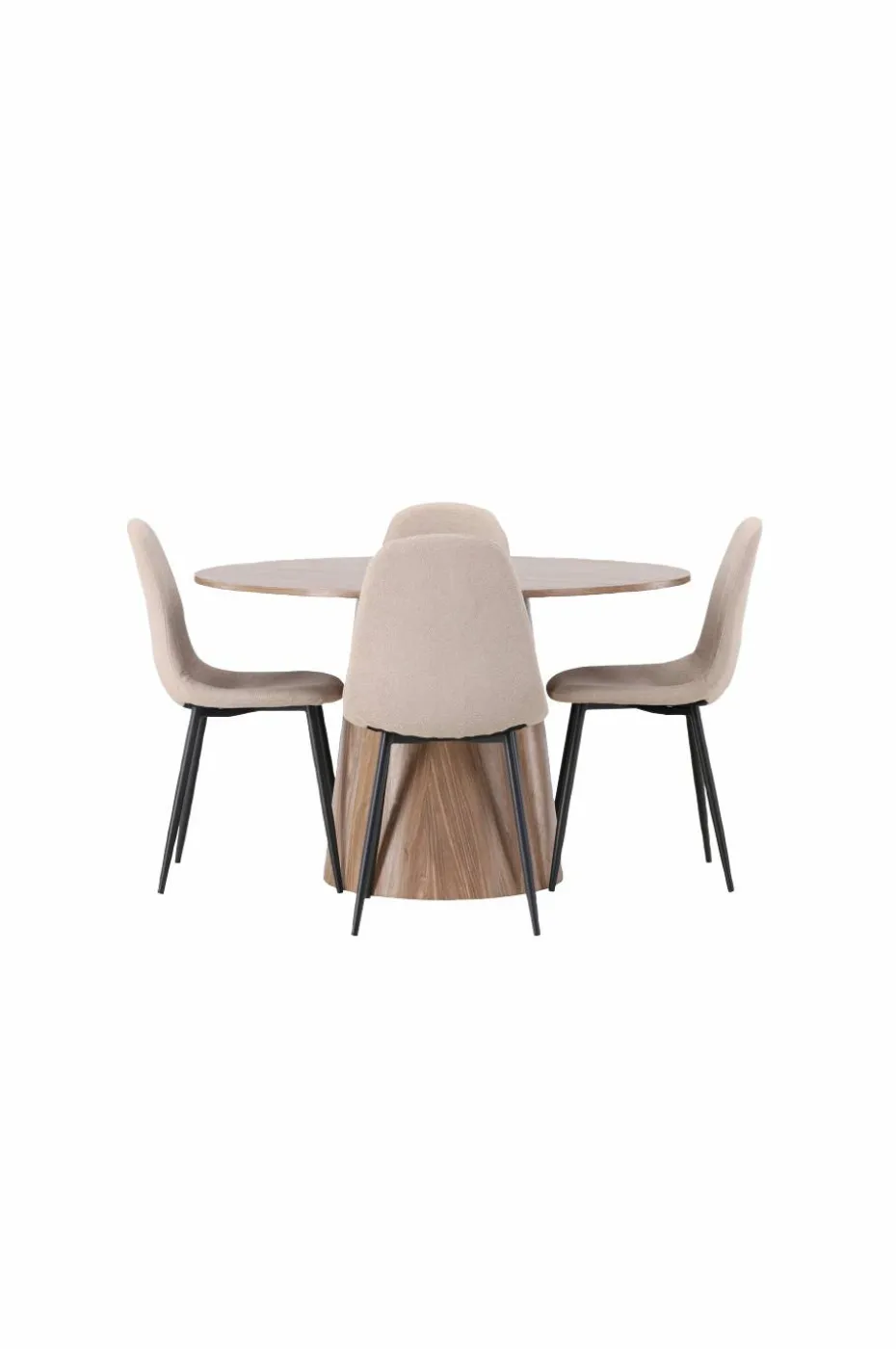 Venture Home Spisegruppe Lanzo med 4 stk stoler Polar