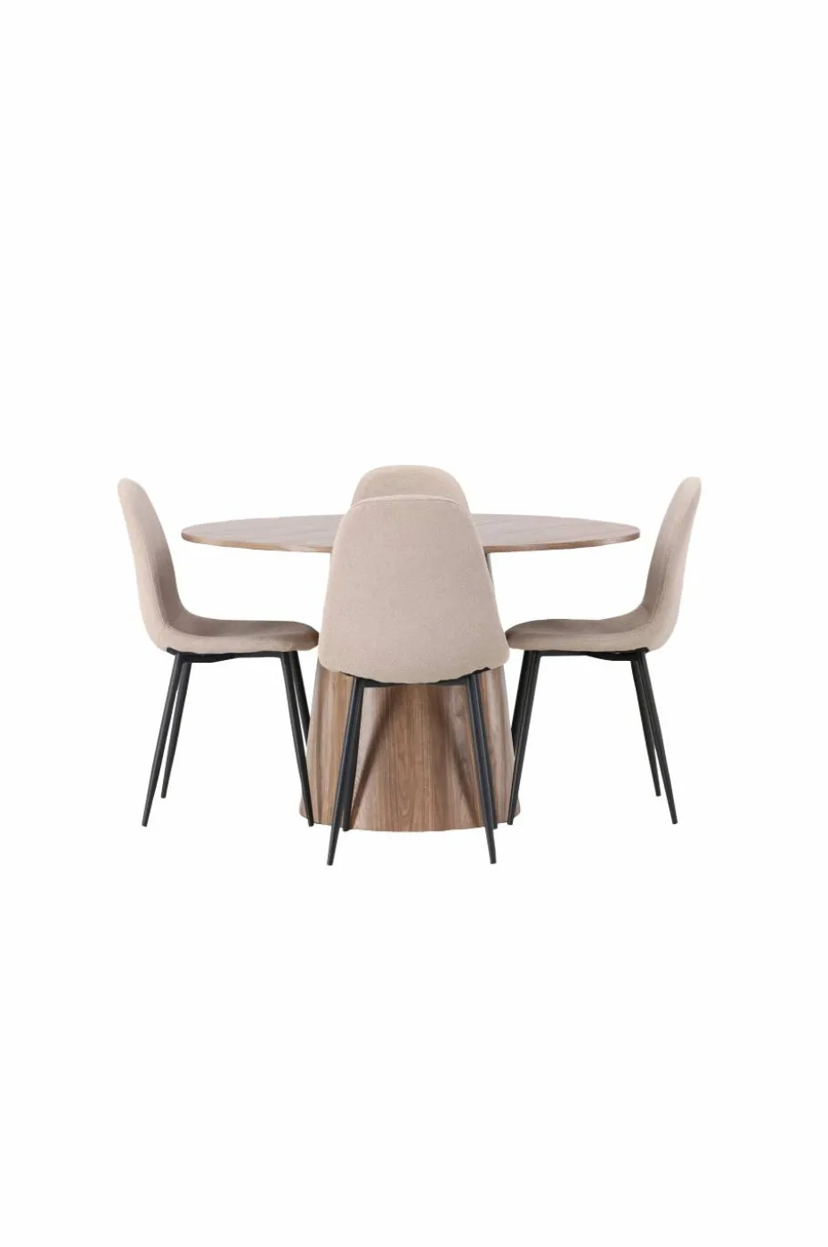 Venture Home Spisegruppe Lanzo med 4 stk stoler Polar
