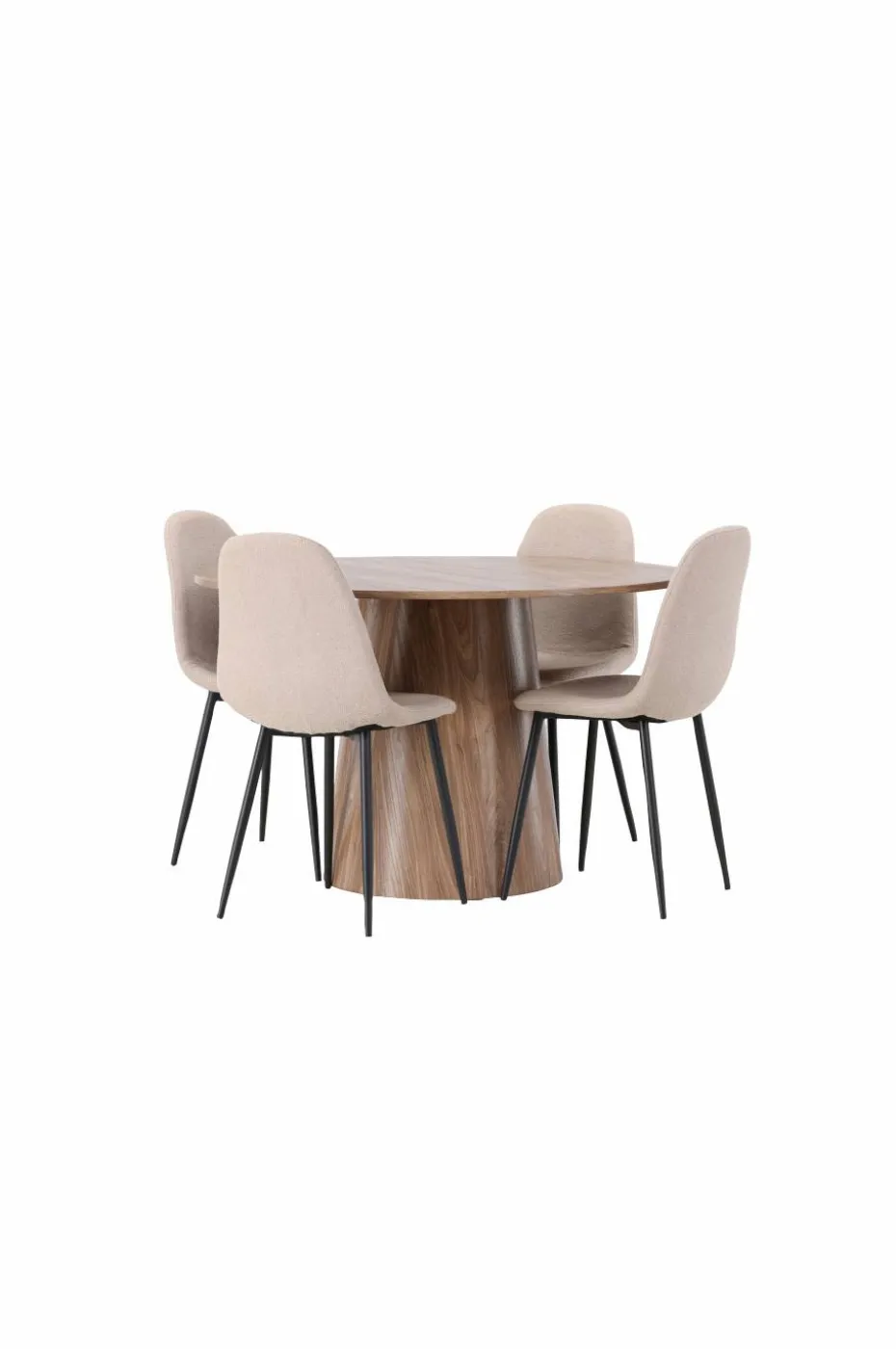 Venture Home Spisegruppe Lanzo med 4 stk stoler Polar
