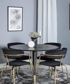 Venture Home Spisegruppe Dipp med 4 stk stoler Arrow