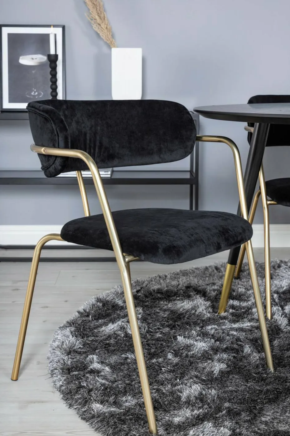 Venture Home Spisegruppe Dipp med 4 stk stoler Arrow