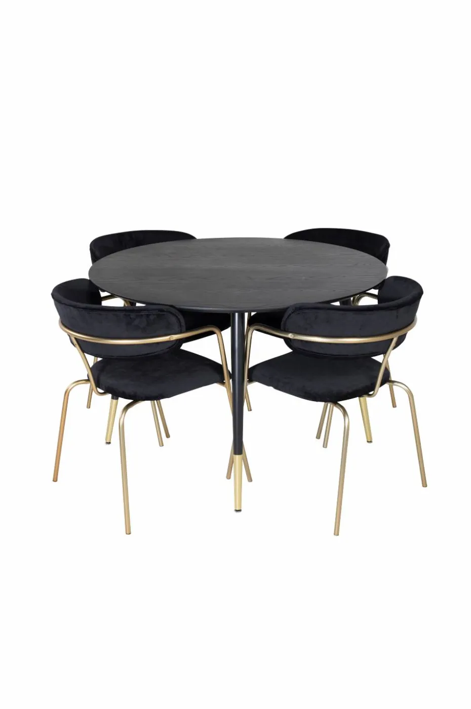 Venture Home Spisegruppe Dipp med 4 stk stoler Arrow
