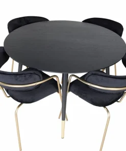 Venture Home Spisegruppe Dipp med 4 stk stoler Arrow
