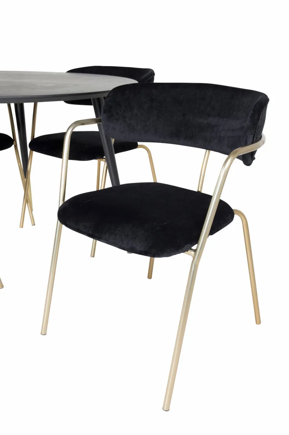 Venture Home Spisegruppe Dipp med 4 stk stoler Arrow