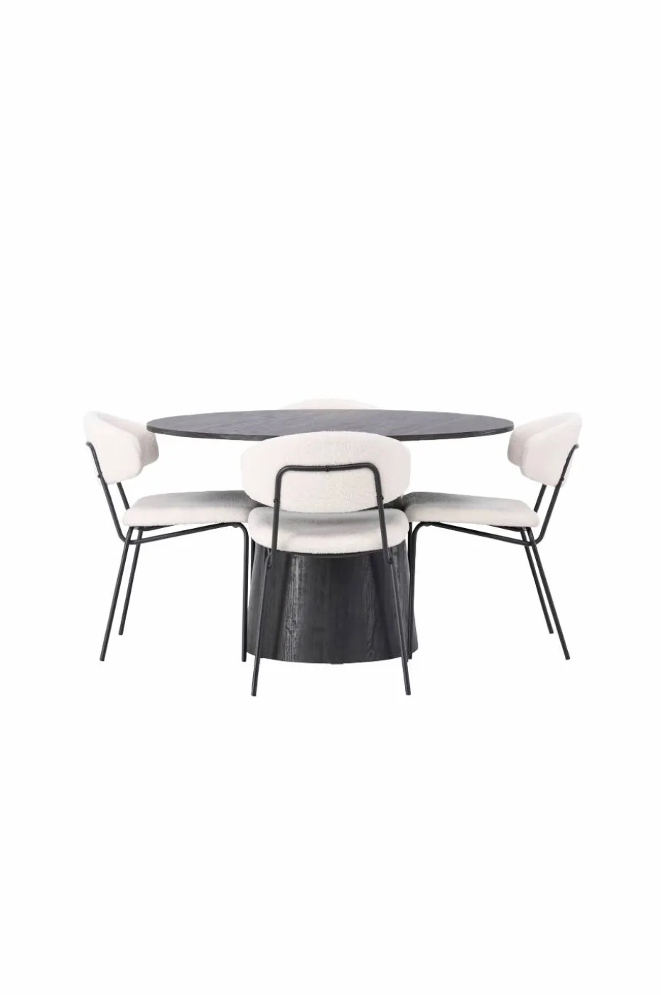 Venture Home Spisegruppe Lanzo med 4 stk stoler Chico