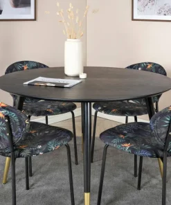 Venture Home Spisegruppe Dipp med 4 stk stoler Vault
