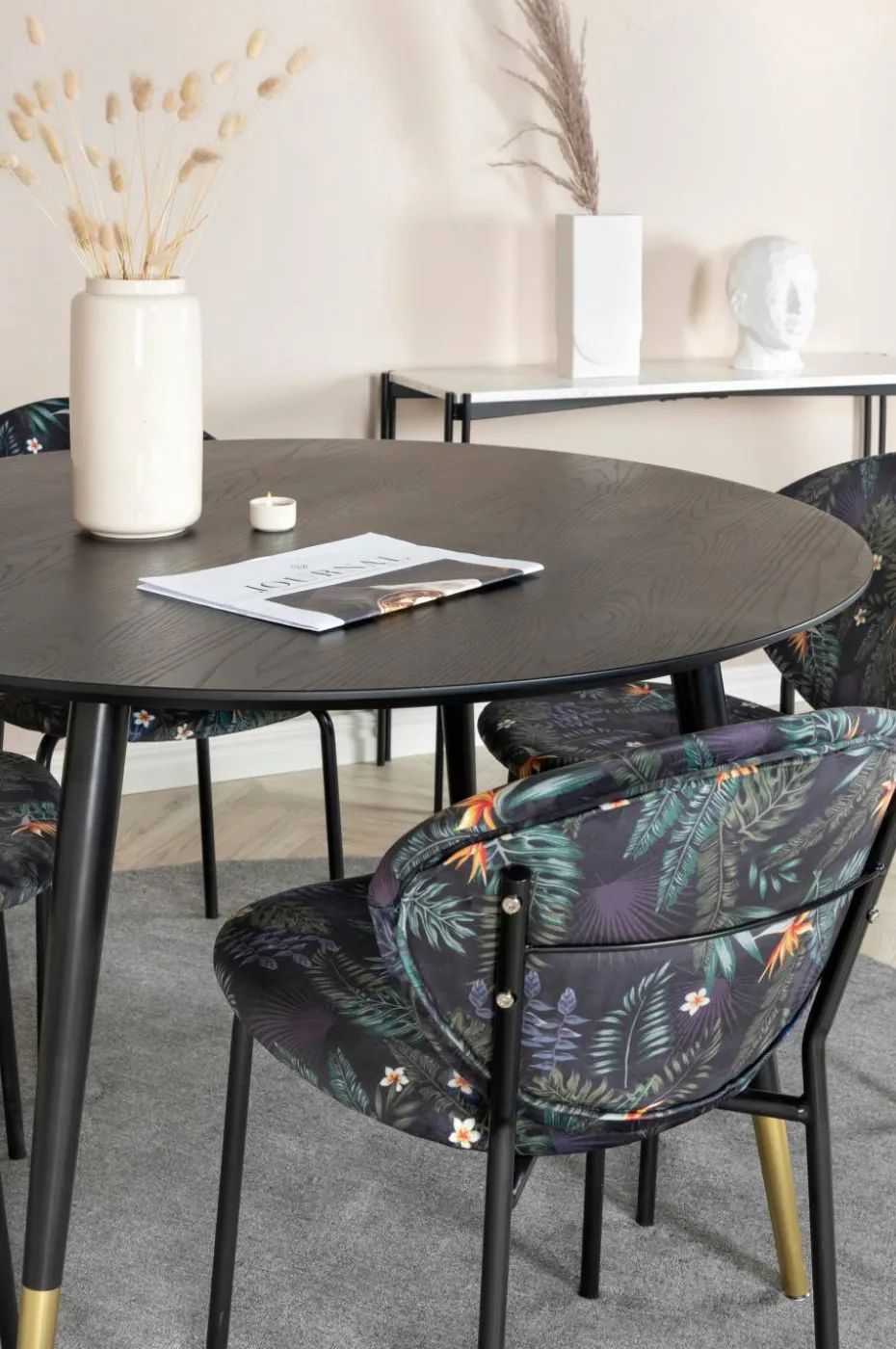 Venture Home Spisegruppe Dipp med 4 stk stoler Vault