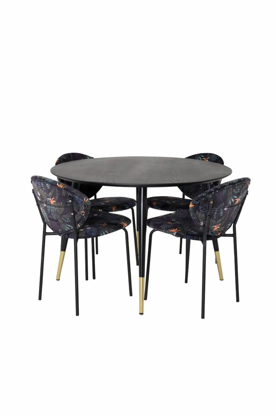 Venture Home Spisegruppe Dipp med 4 stk stoler Vault