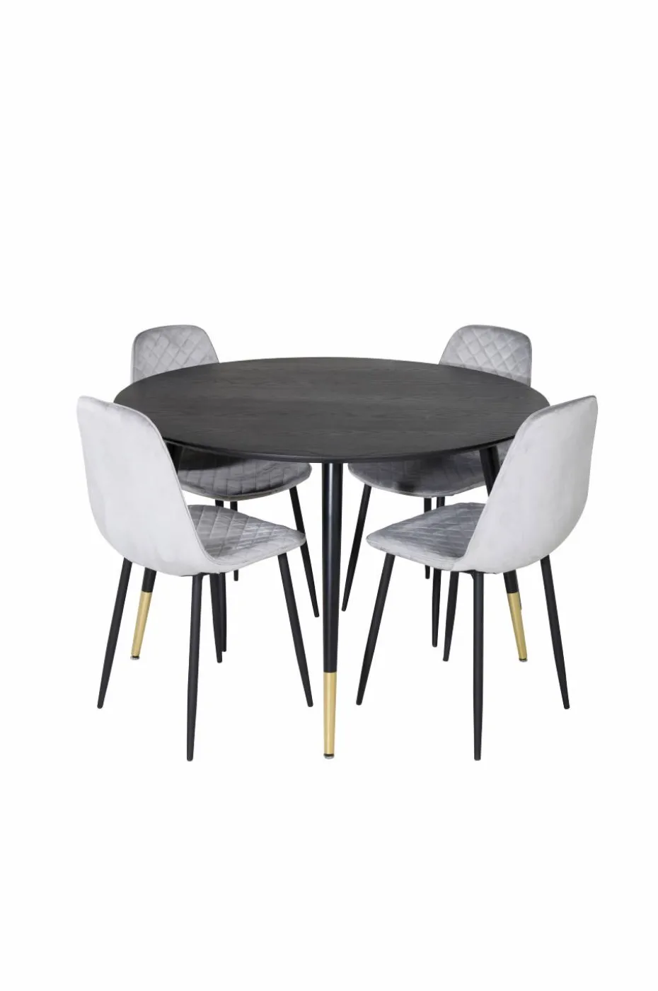 Venture Home Spisegruppe Dipp med 4 stk stoler Polar