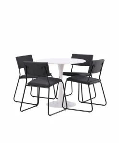 Venture Home Spisegruppe Hamden med 4 stk stoler Kenth