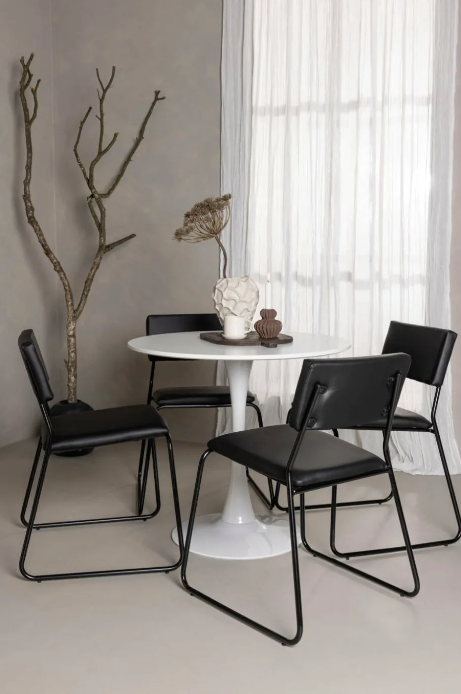 Venture Home Spisegruppe Hamden med 4 stk stoler Kenth