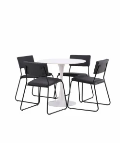 Venture Home Spisegruppe Hamden med 4 stk stoler Kenth