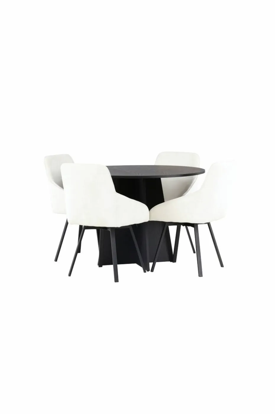 Venture Home Spisegruppe Bootcut med 4 stk stoler Rosie