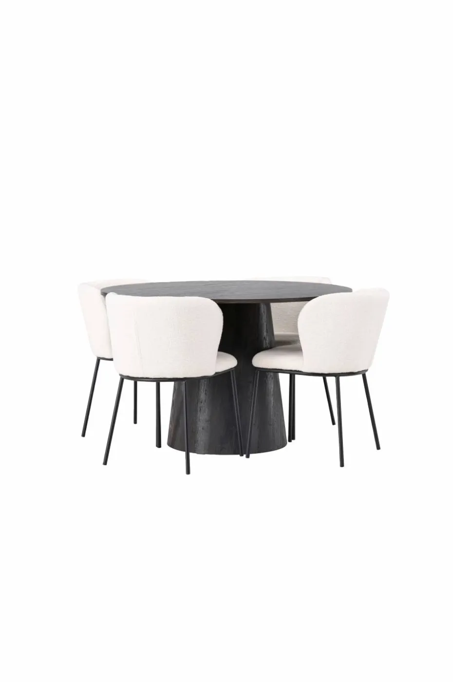 Venture Home Spisegruppe Lanzo med 4 stk stoler Edina