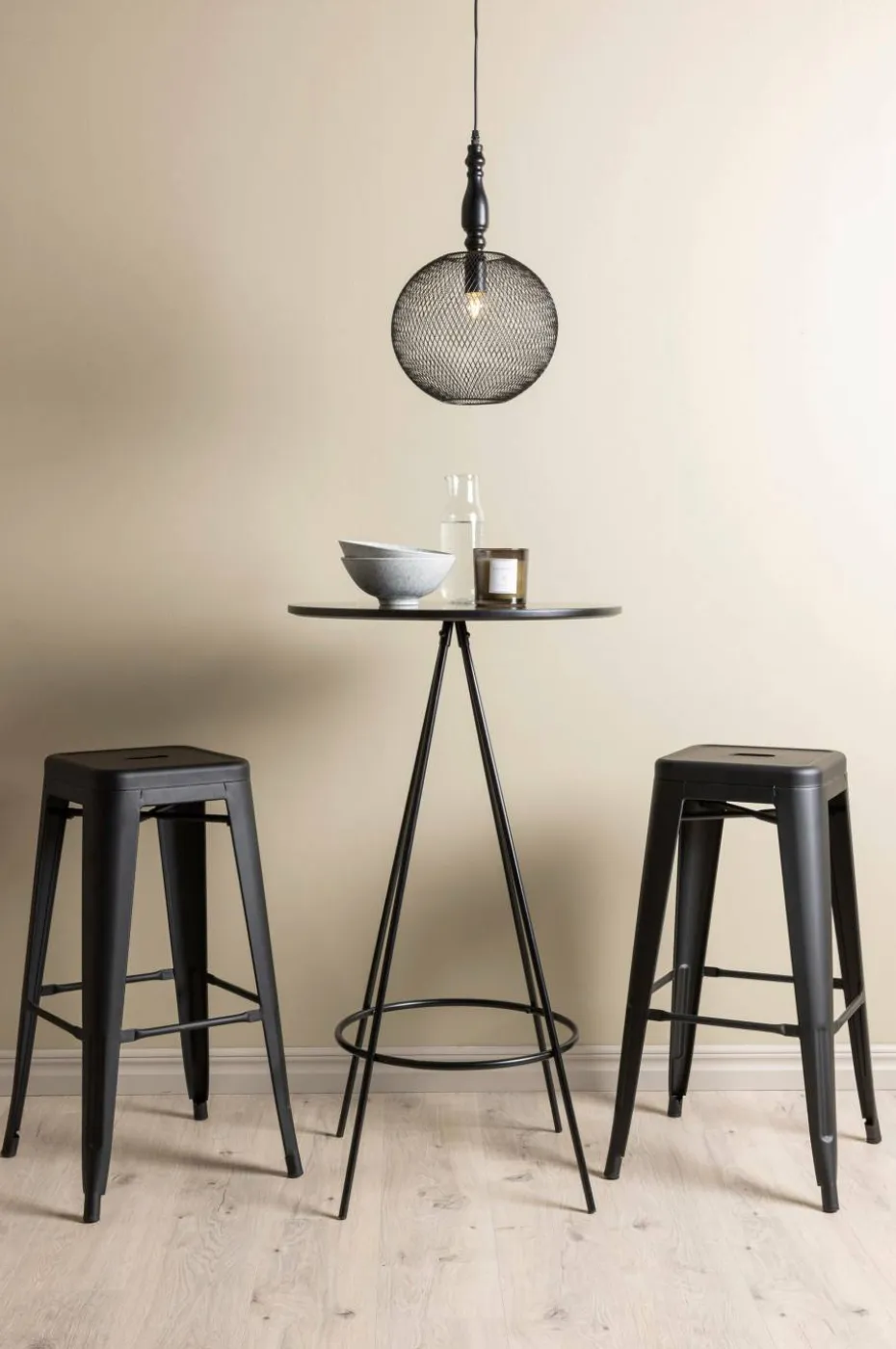 Venture Home Spisegruppe Bistro med 2 stk stoler Tempe