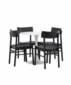 Venture Home Spisegruppe Hamden med 4 stk stoler Montros