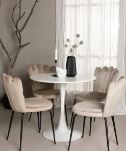 Venture Home Spisegruppe Hamden med 4 stk stoler Limhamn